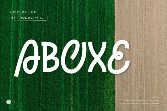 Aboxe: The Typeface That Captures Summer's Cheerful Energy