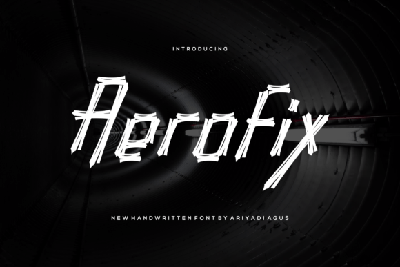 Aerofix: A Display Font That Demands Attention