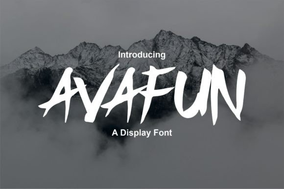 Avafun: A Bold Typeface for Modern Designers