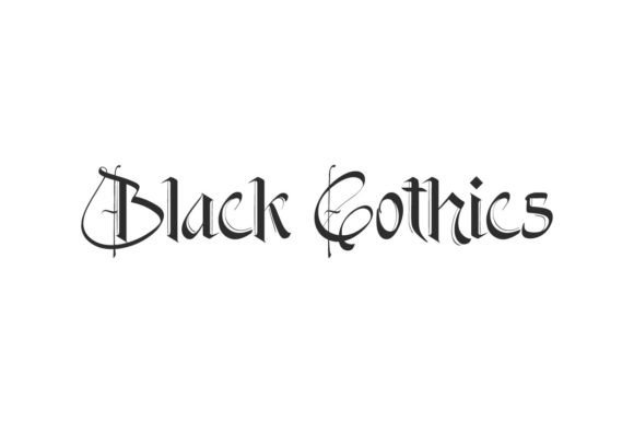 Black Gothics: When Old-World Lettering Meets Modern Edge