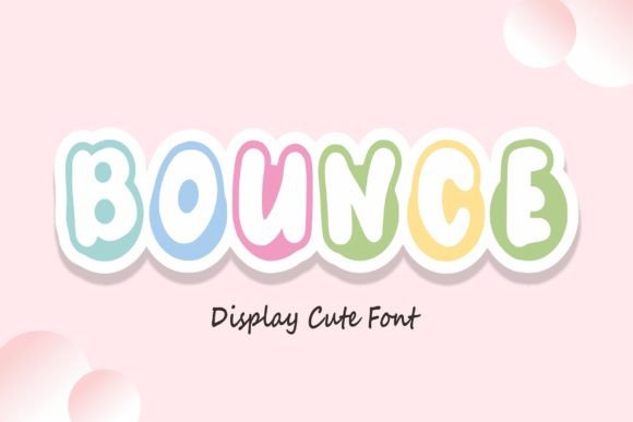 Bounce: A Fun, Quirky Display Font for Creative Projects