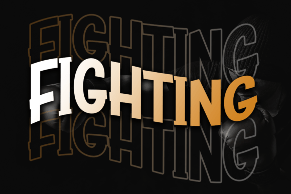 Fighting: A Display Font with Elegant Character for Modern Projects