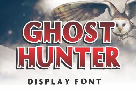 Ghost Hunter Font: A Cool Display Typeface for Bold Designs
