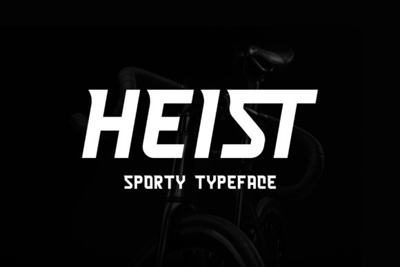 Heist Font: Bold, Sporty, and Ready for Action