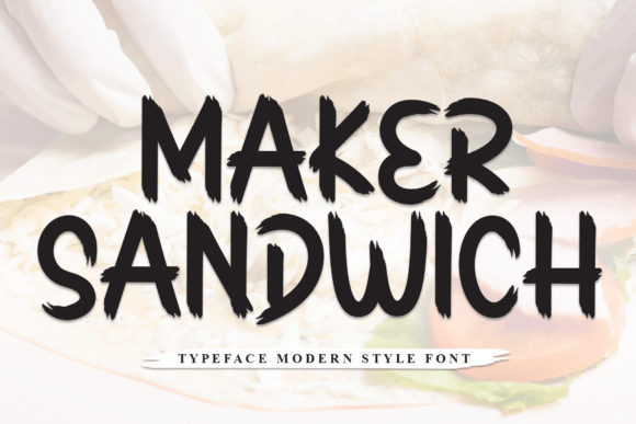 Maker Sandwich: The Quirky Display Font That Brings Personality to Your Projects