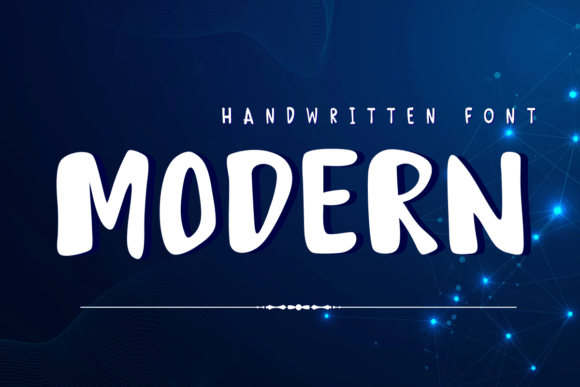 Modern: A Display Font with Quirky Charm for Creative Projects