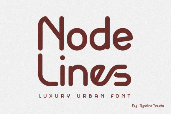 Nodelines: The Luxurious Minimalist Font for Modern Brands