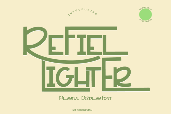 Refiel Lighter: A Font That Brings Joy and Flair to Your Designs
