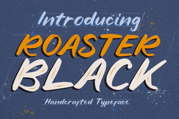Roaster Black: The Font That Balances Rough Texture with Clean Design