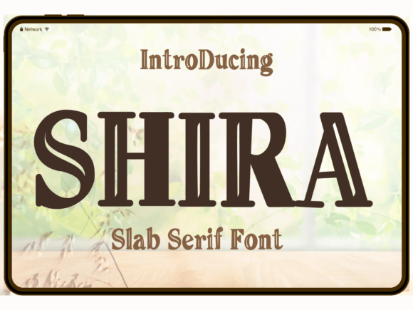 Shira Font: Bold Display Typography for Modern Creatives