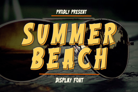 Summer Beach: The Friendly Display Font for Warm Designs