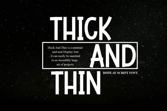 Thick and Thin: The Display Font That Adds Instant Elegance